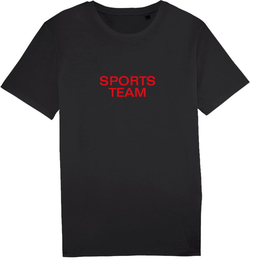 Sports Team - Logo Black Tee.