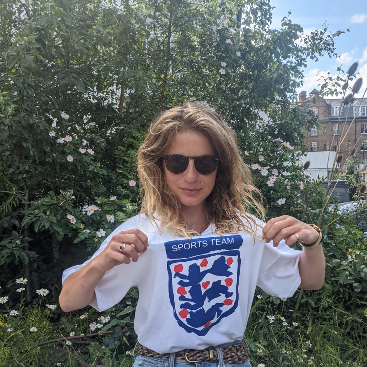 Sports Team - Sports Team England Tee: White